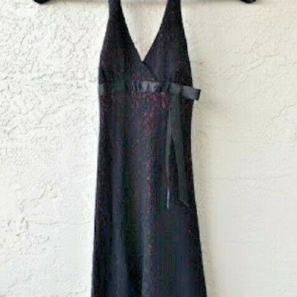 Kids Black Lace Dress Neck Tie Strap by Love Tease - Picture 1 of 7